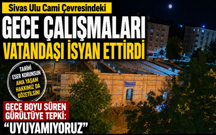 Gece Bitmeyen &Ccedil;alışmalar Vatandaşı İsyan Ettirdi