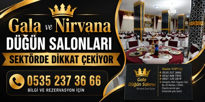 Sivas&rsquo;ta Profesyonel D&uuml;ğ&uuml;n Organizasyonlarının Vazge&ccedil;ilmez Adresi